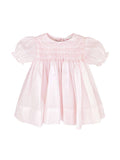 Fully smocked Dress w/ lace