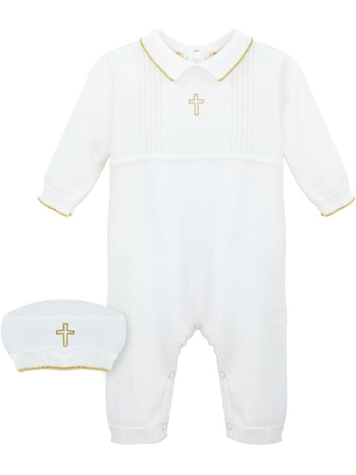 Baby boy christening baptism