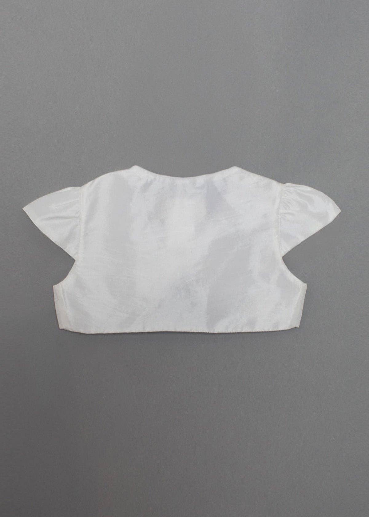 Taffeta Bolero w/ Tie Front Closure