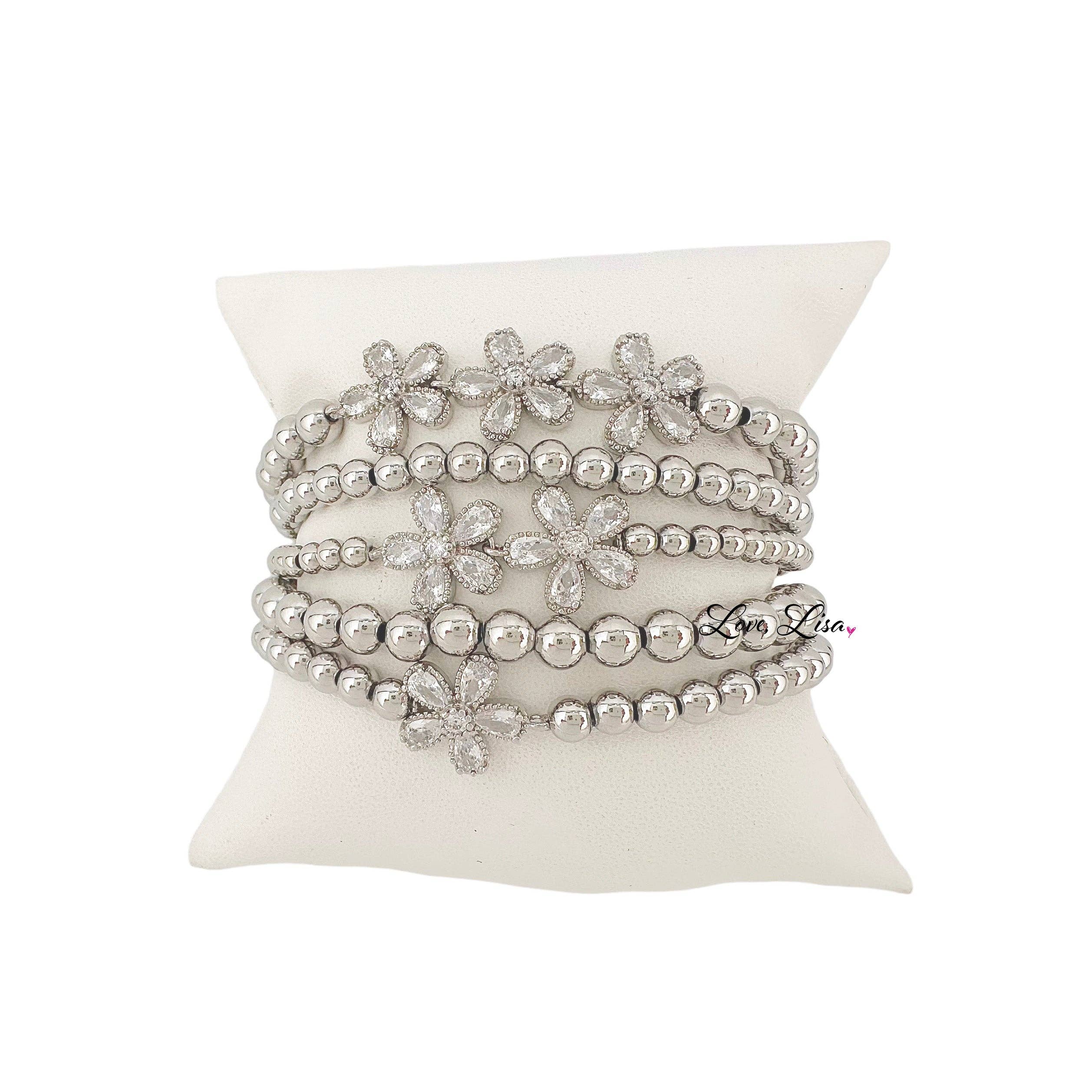 Felicity Floral Collection of Bracelets