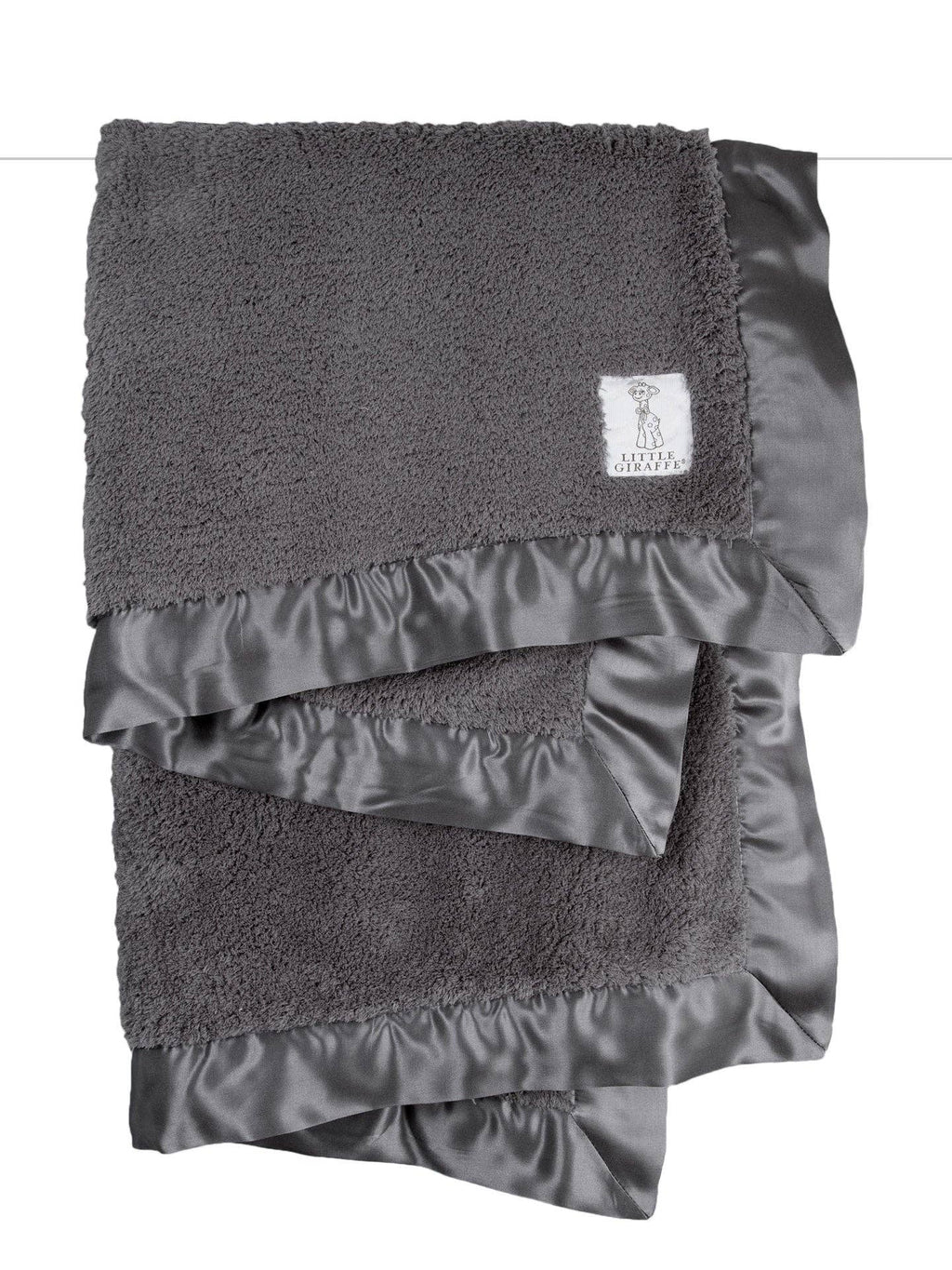 Chenille Baby Blanket: Unboxed / Silver