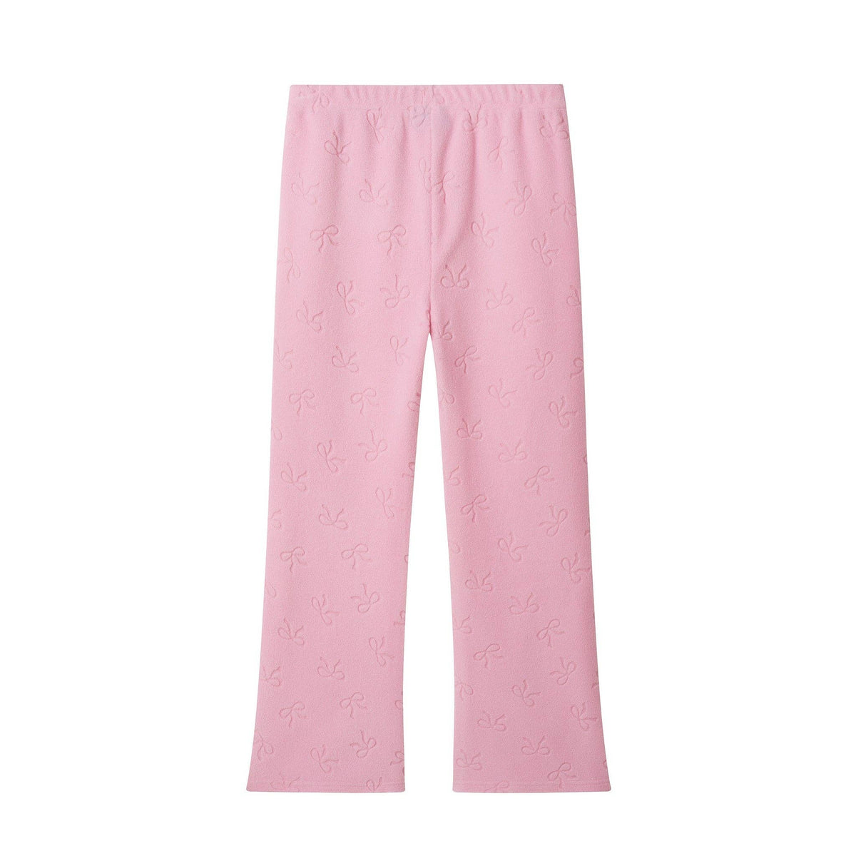 Plush Hoodie & Matching Pant Set | Bows