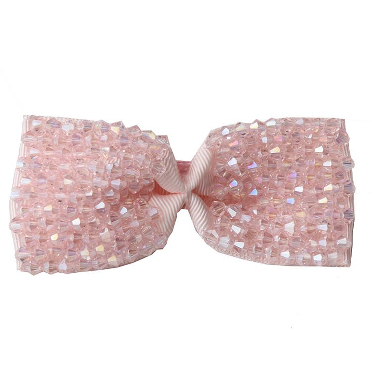Couture Beaded Bow Clip