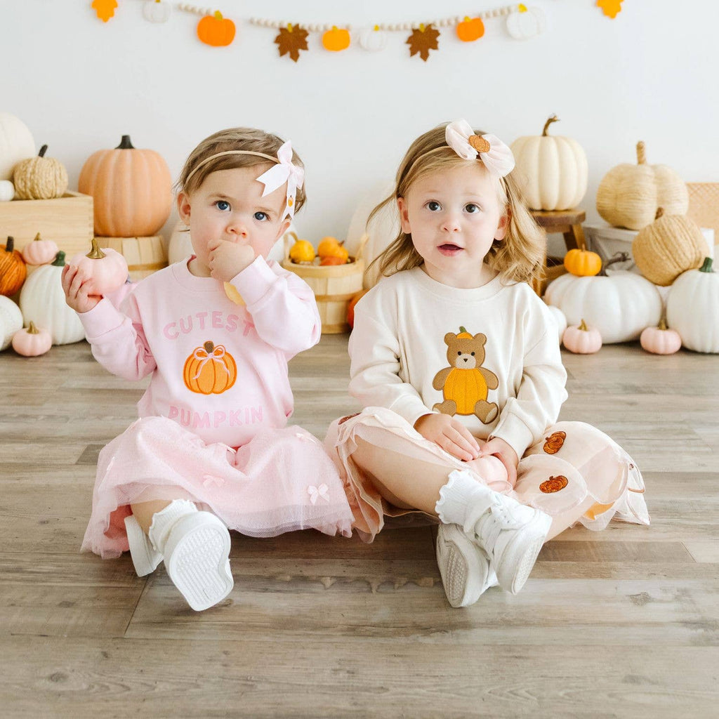 Pumpkin Sequin Scallop Tutu Skirt - Kids Clothing - Fall
