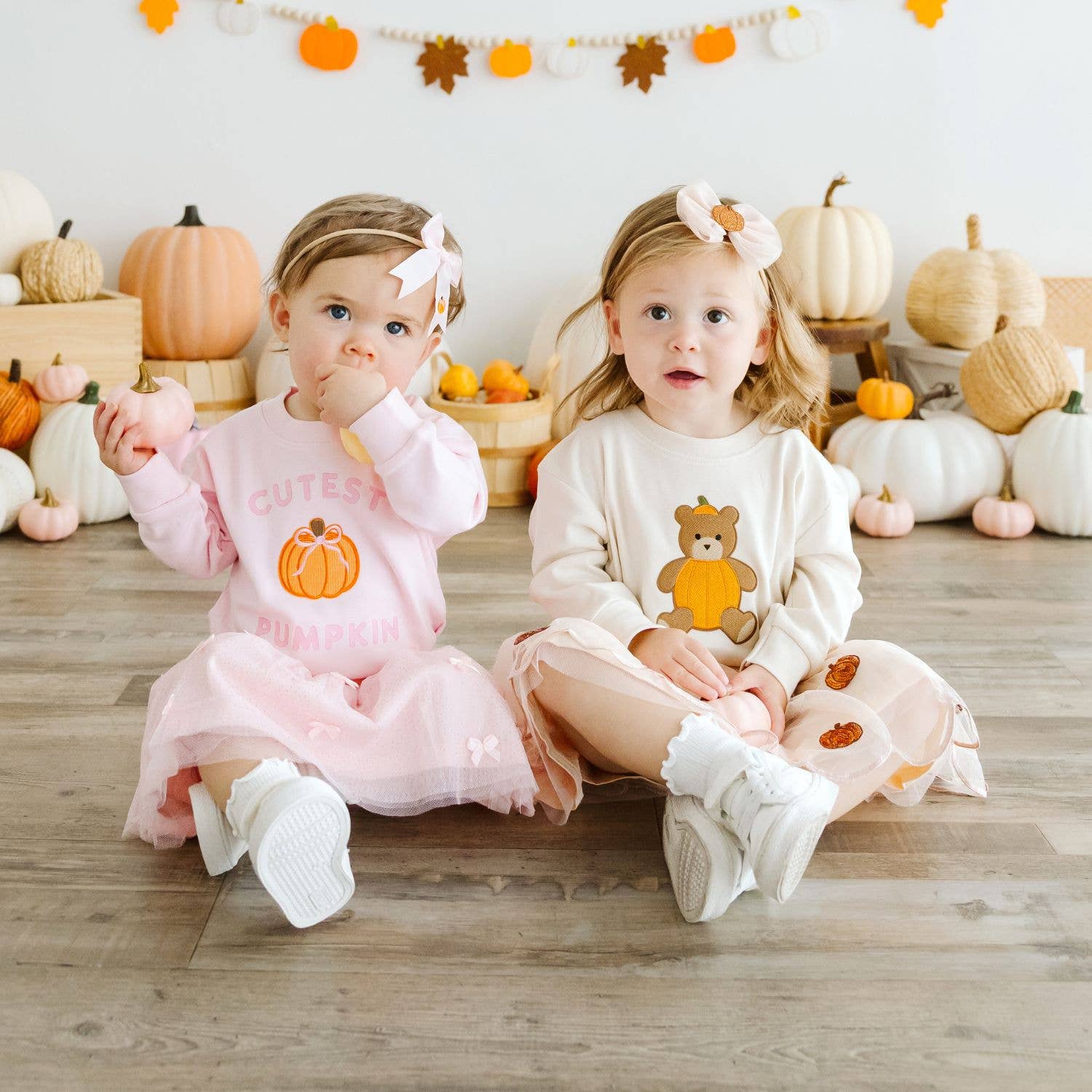 Pumpkin Sequin Scallop Tutu Skirt - Kids Clothing - Fall
