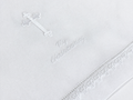 "My Christening" Towel W/ Lace