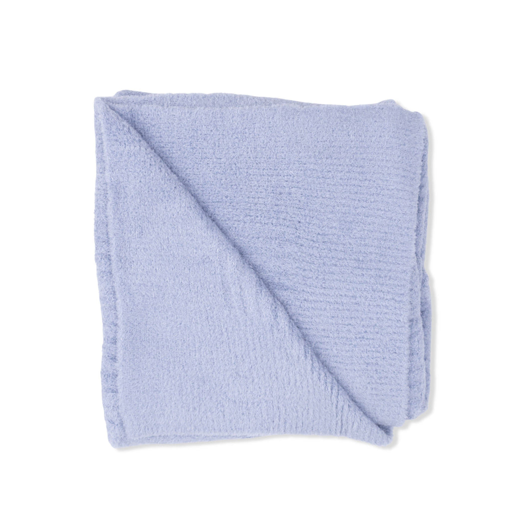 Chenille - Dusty Blue Blanket