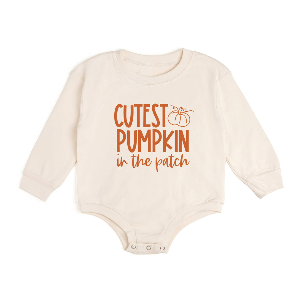 Cutest Pumpkin In The Patch Long Sleeve Romper - Fall Baby