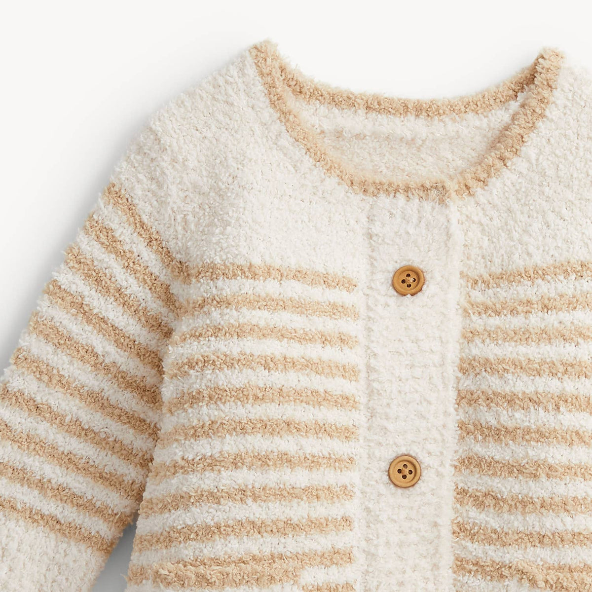 CHENILLE CREAM SWEATER ROMPER