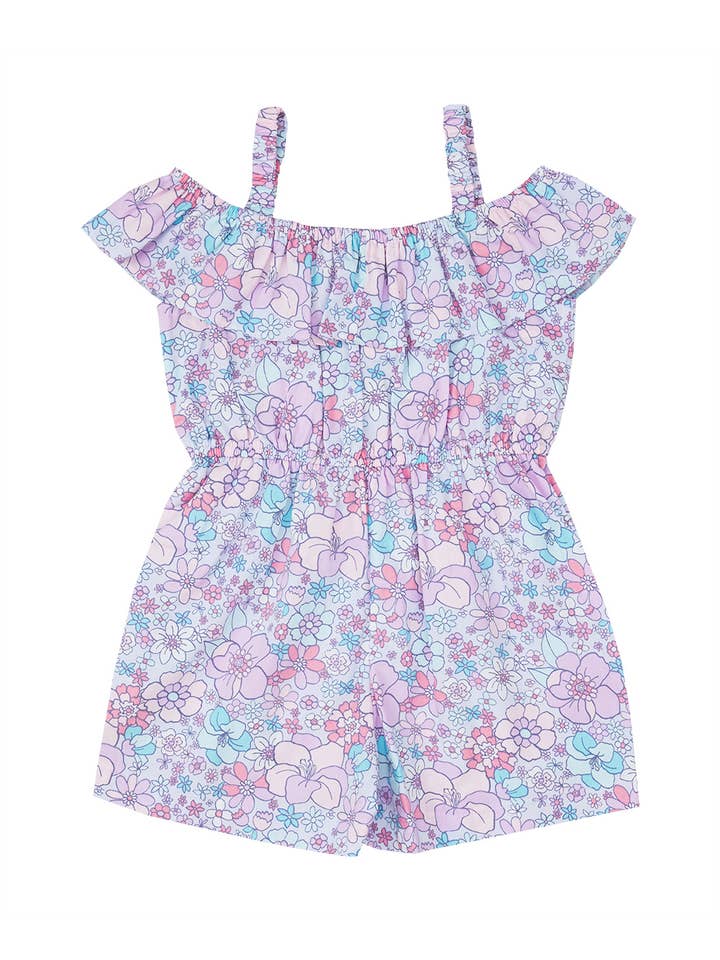 Lavender Floral Romper