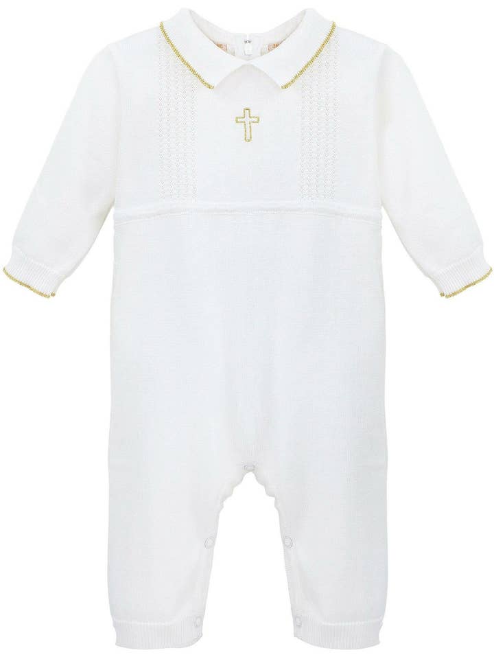 Baby boy christening baptism