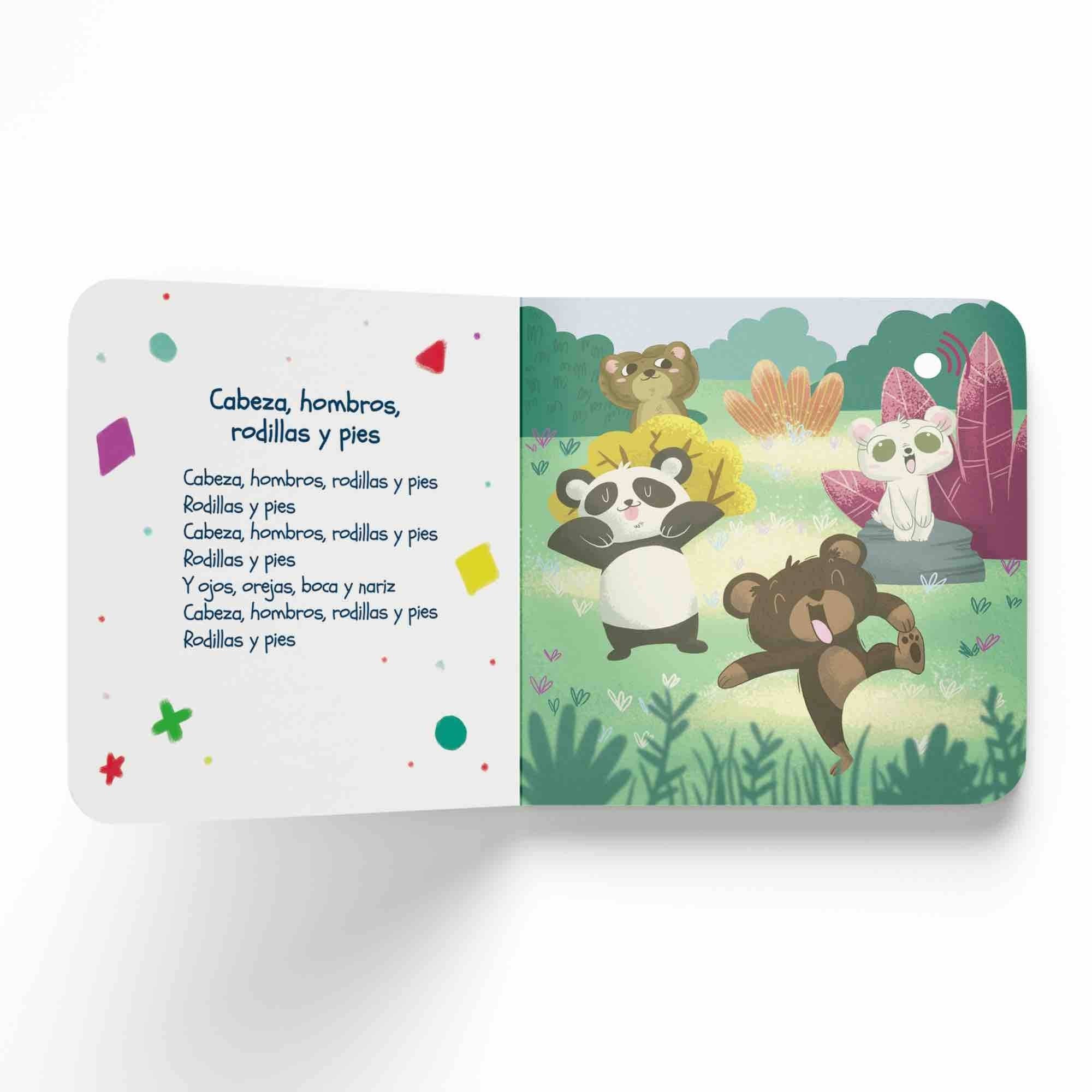 My first Spanish book that sings children's songs