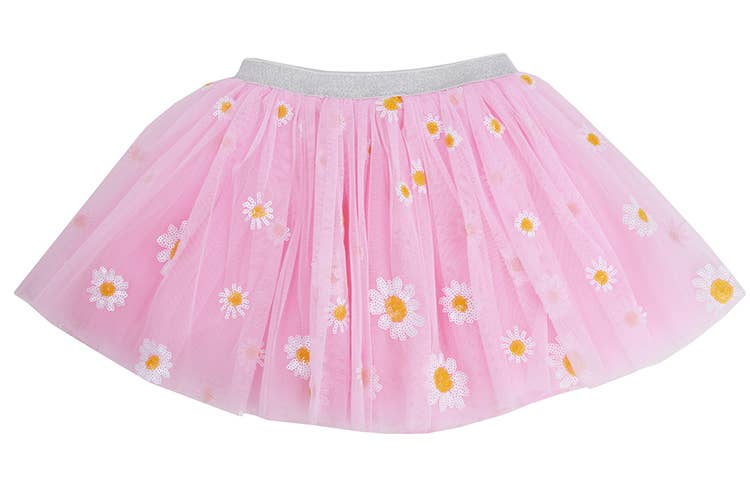 Pink Sequin Daisy Tutu