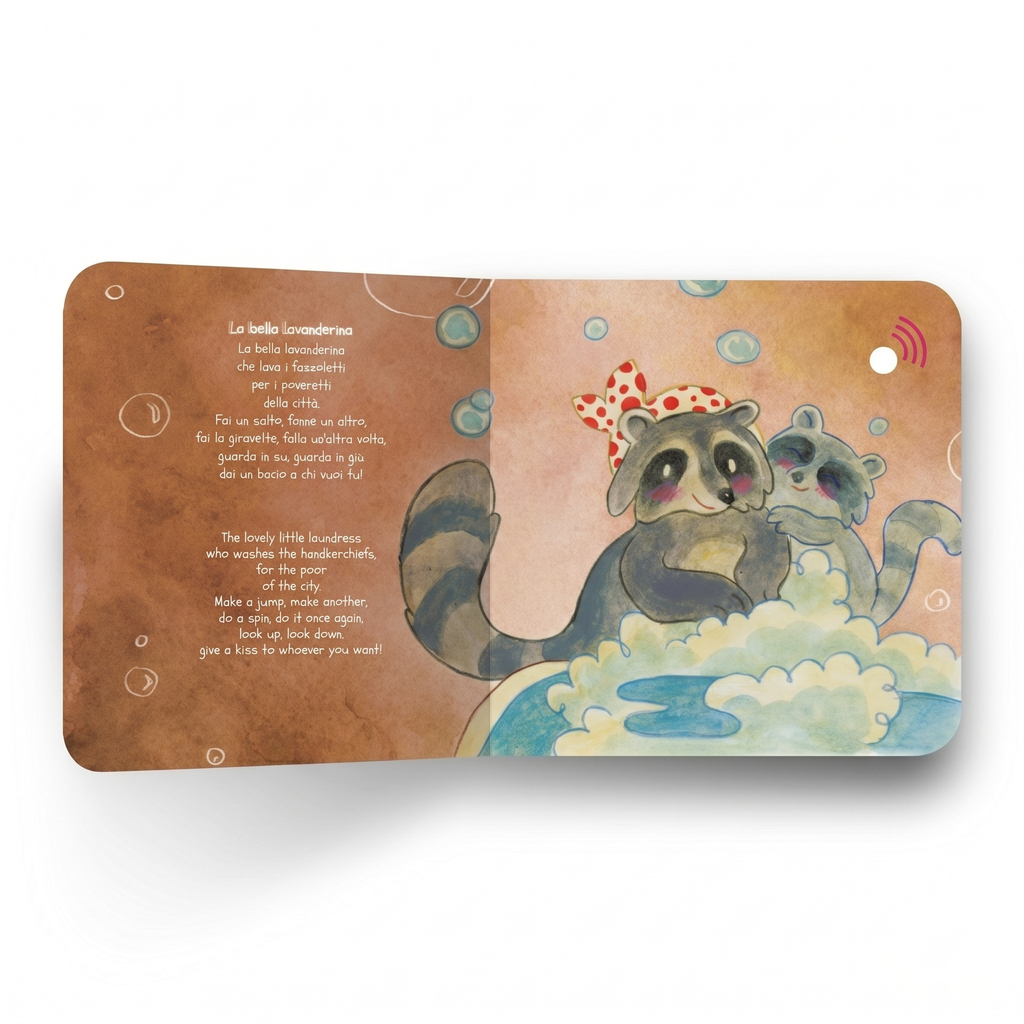 My first Italian book that sings children's songs