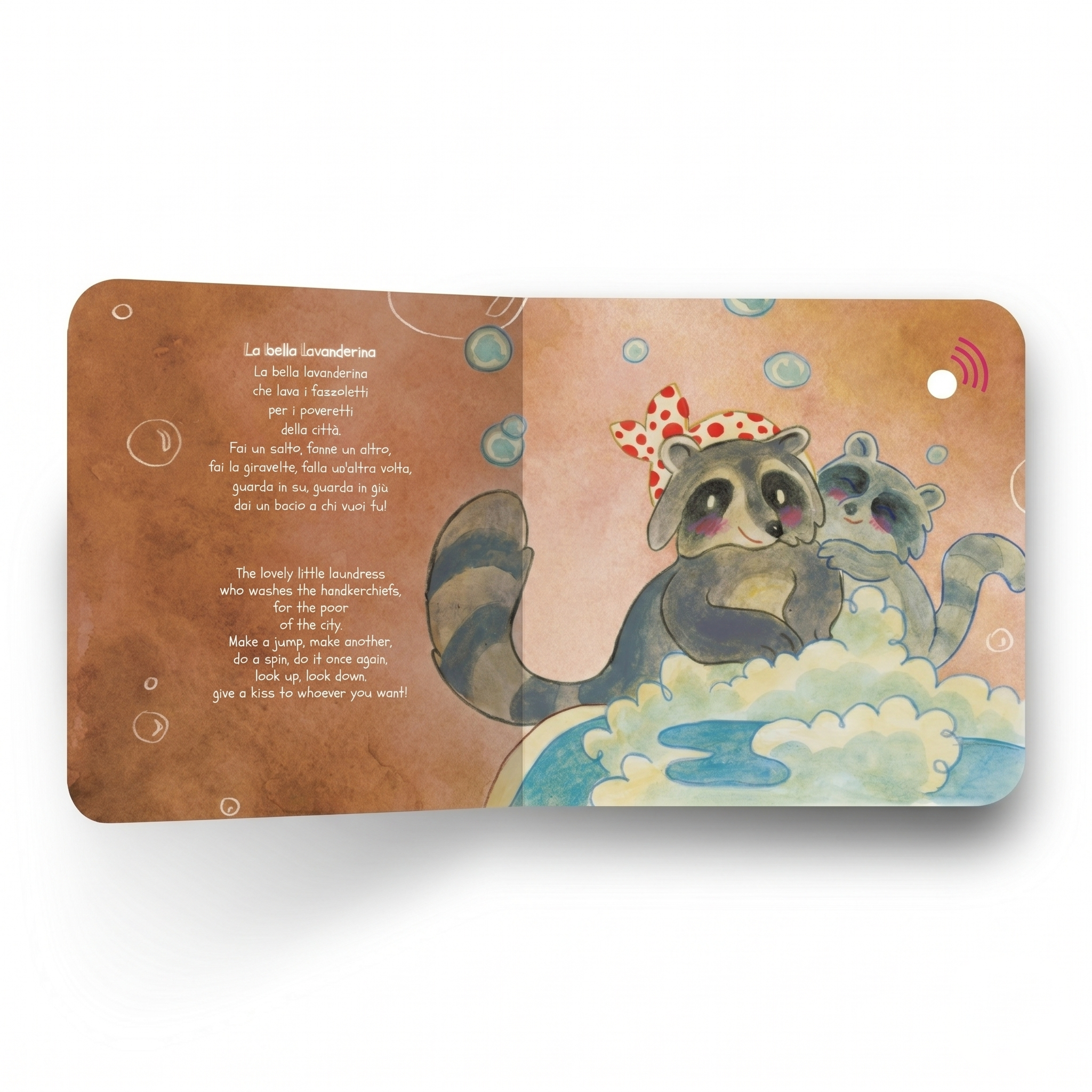 My first Italian book that sings children's songs