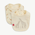 CREAM JOLIE GIRAFFE ORGANIC COT. MAG REV. BIB
