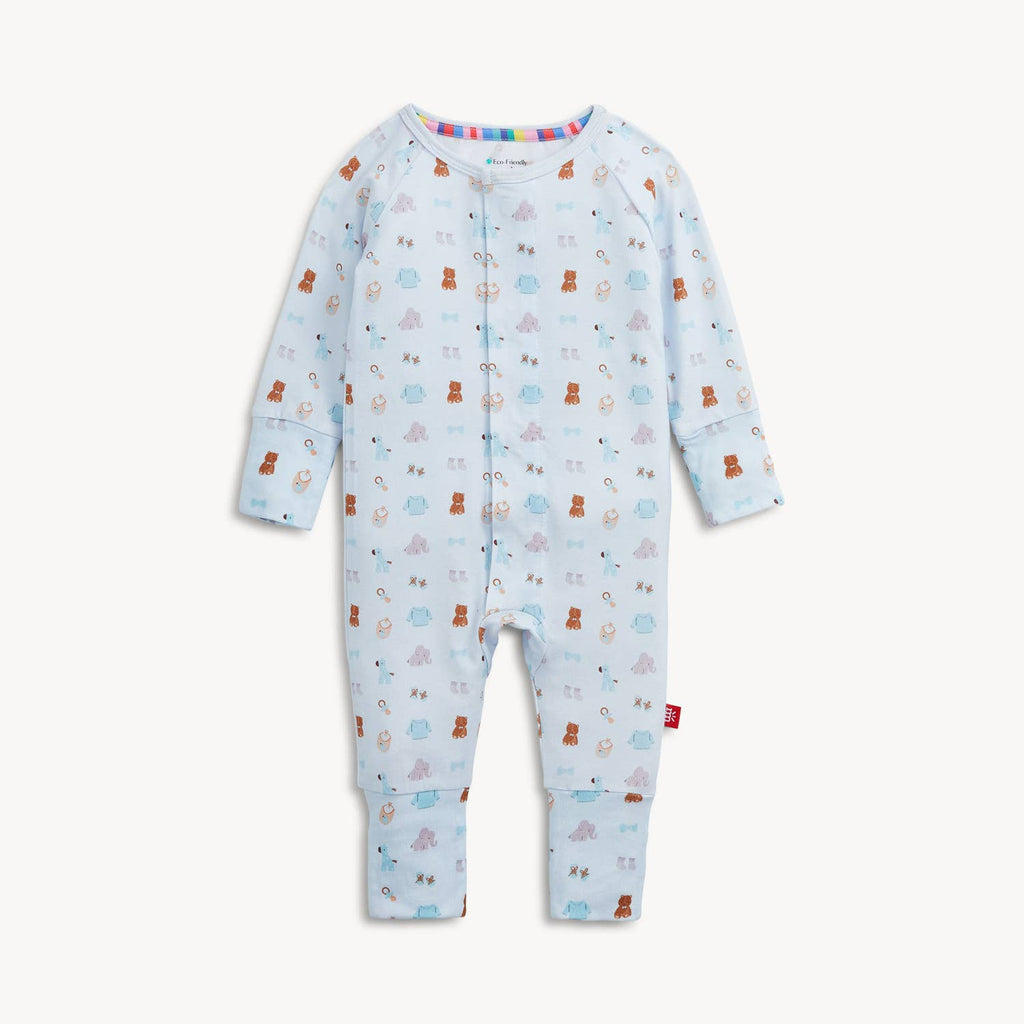 NURSERY NOSTALGIA BLUE MODAL CONV COVERALL