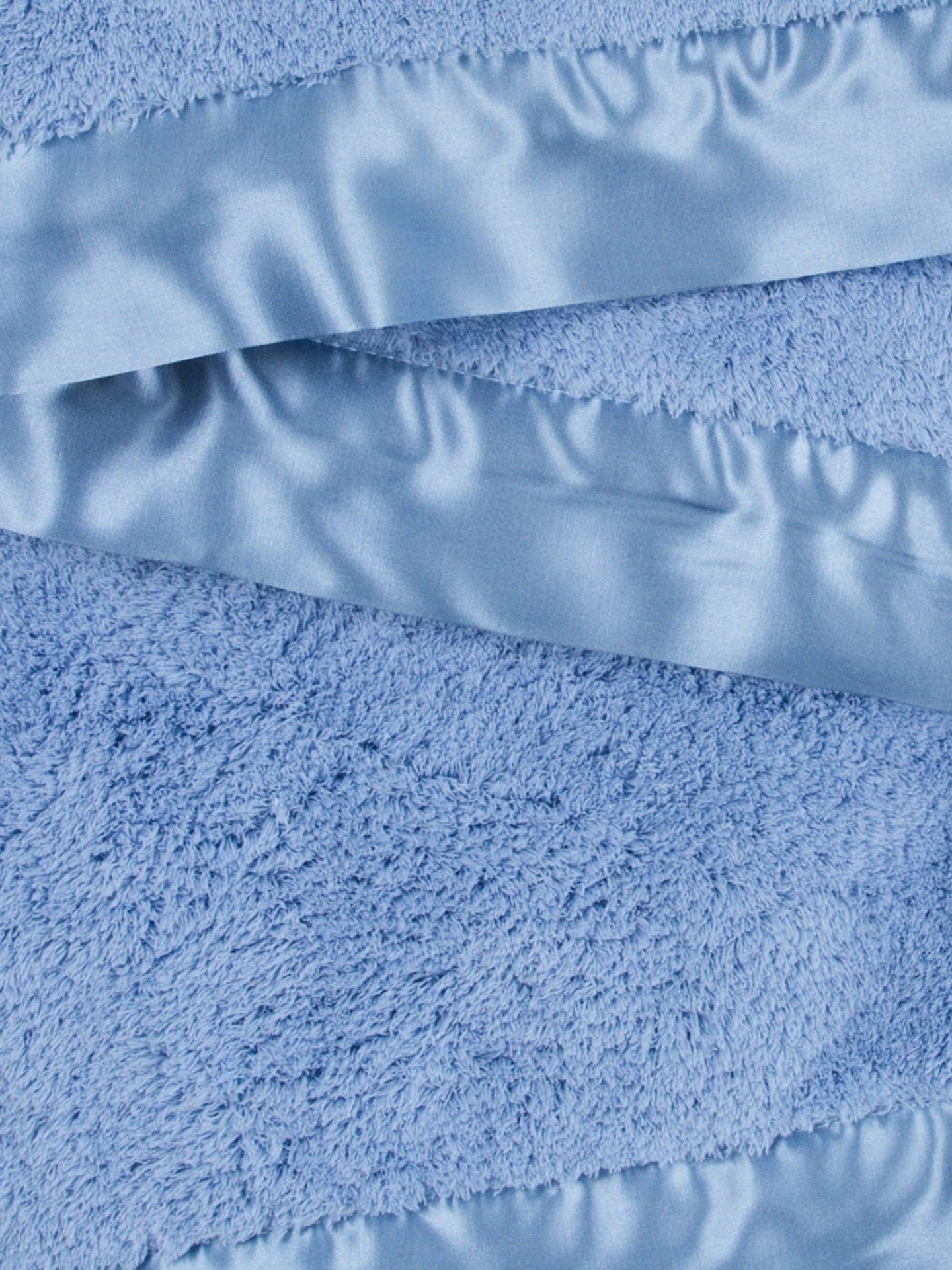 Chenille Baby Blanket: Unboxed / Denim