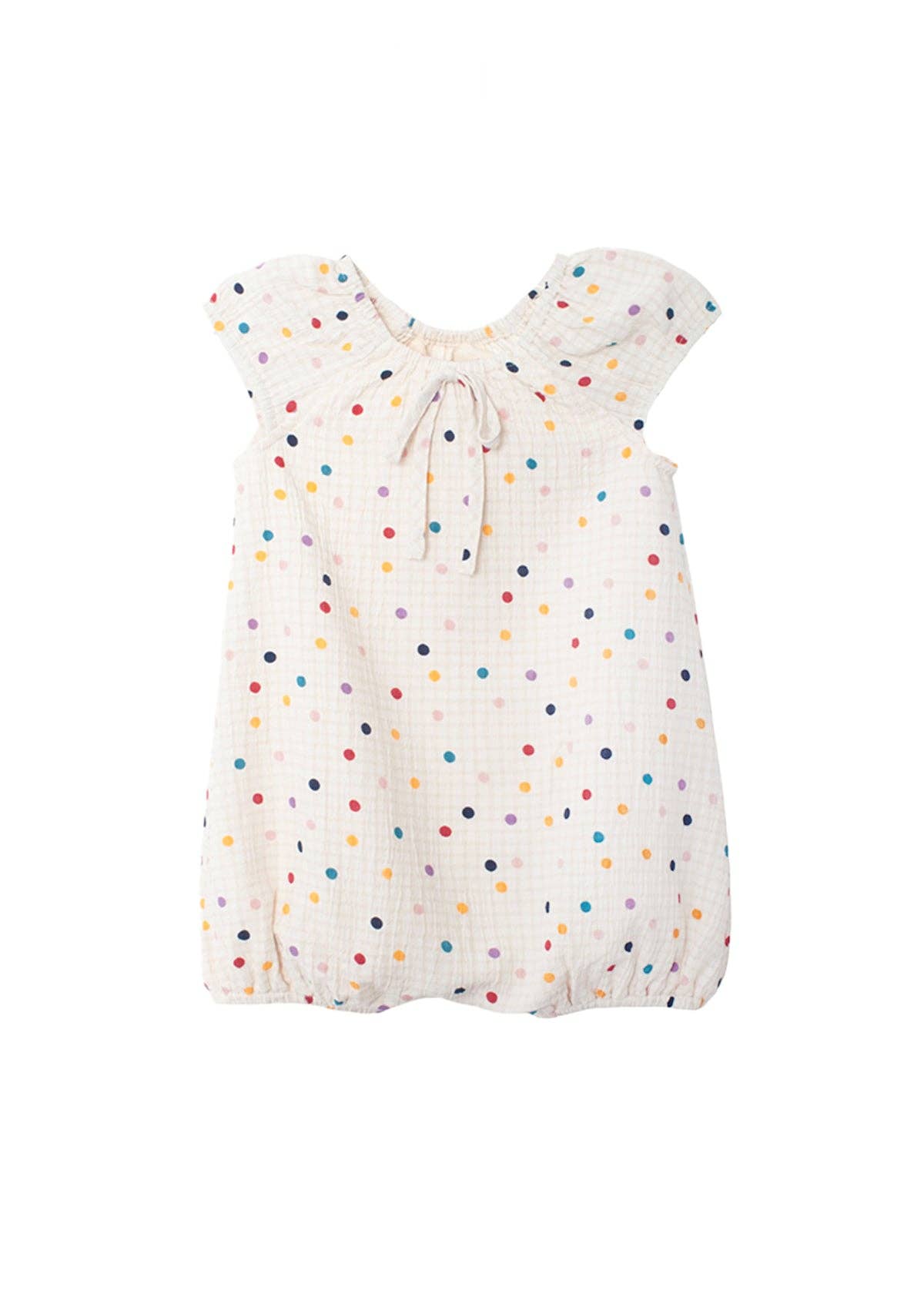 Confetti Cutie Cap Sleeve Romper