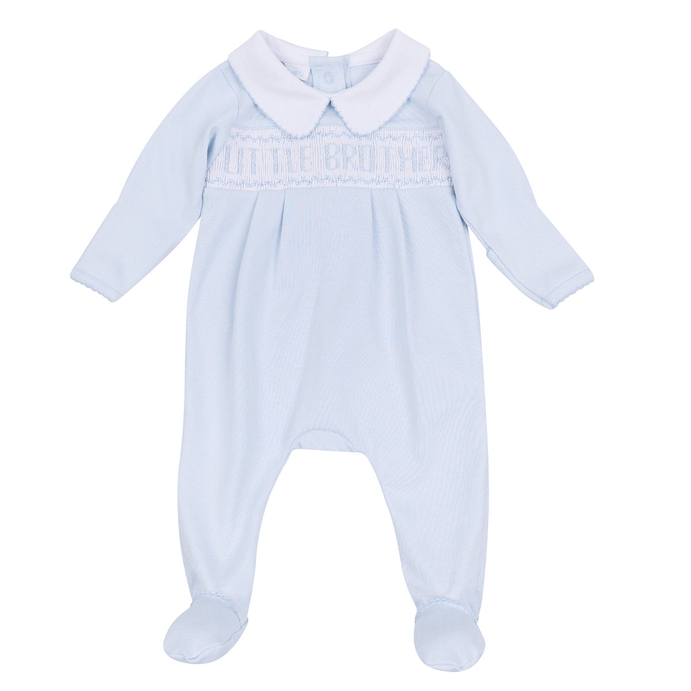 Little Brother Smocked Footie