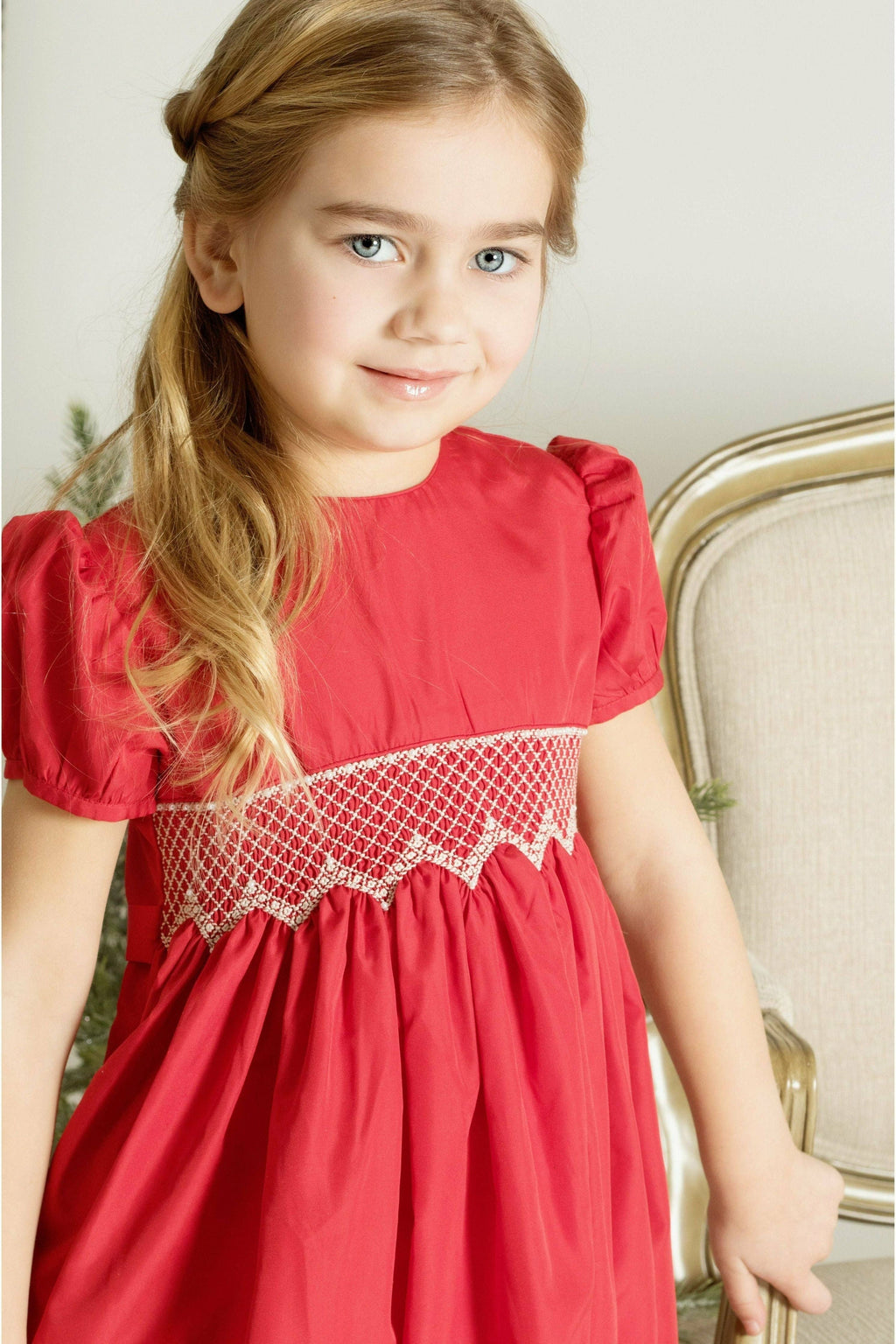 Elegant Taffeta Red Dress
