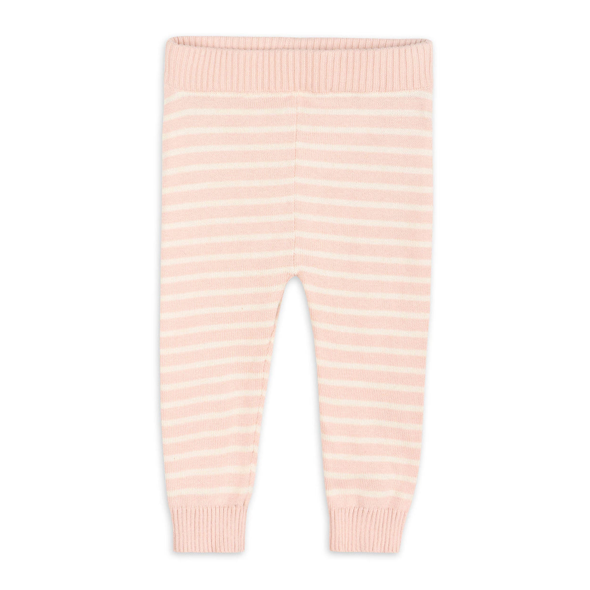 Cherry Bow Baby Pullover & Stripe Pants (Organic Cotton)
