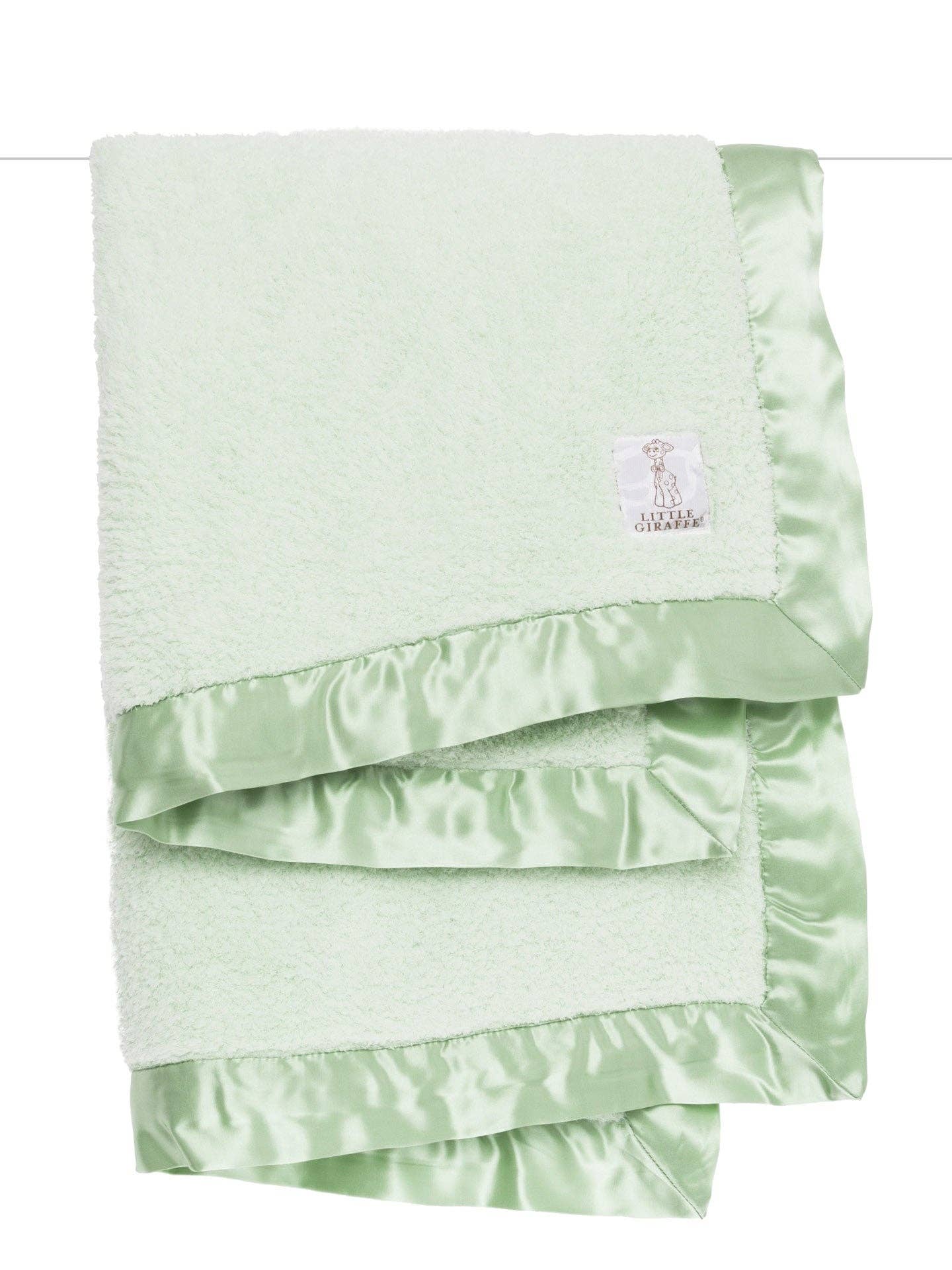 Chenille Baby Blanket: Unboxed / Silver