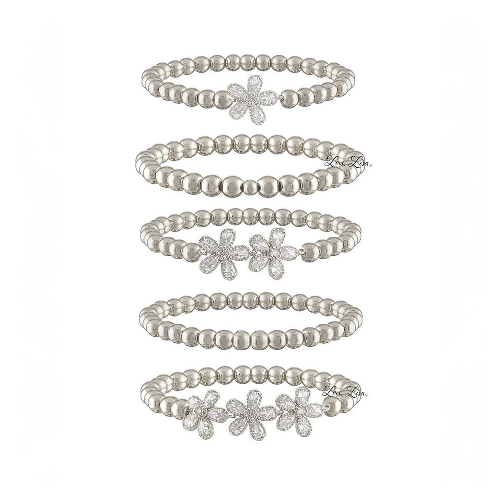 Felicity Floral Collection of Bracelets