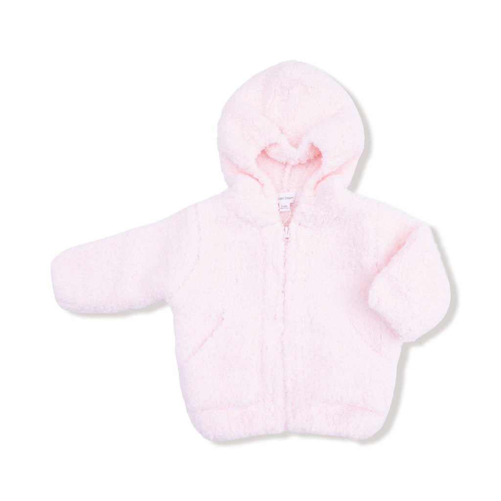 Chenille - Pretty Pink Hooded Jacket