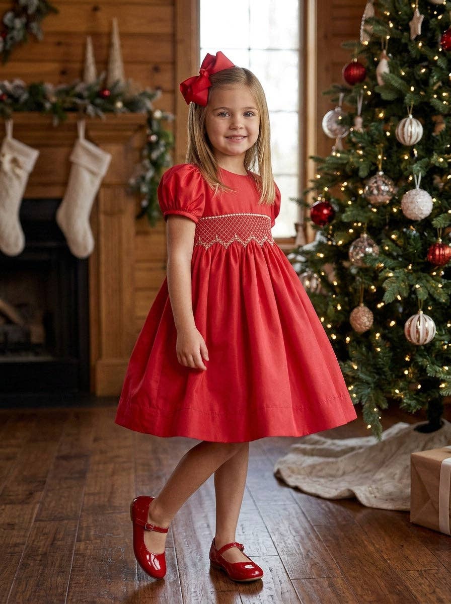 Elegant Taffeta Red Dress