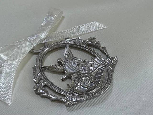 Guardian Angel Crib Medal