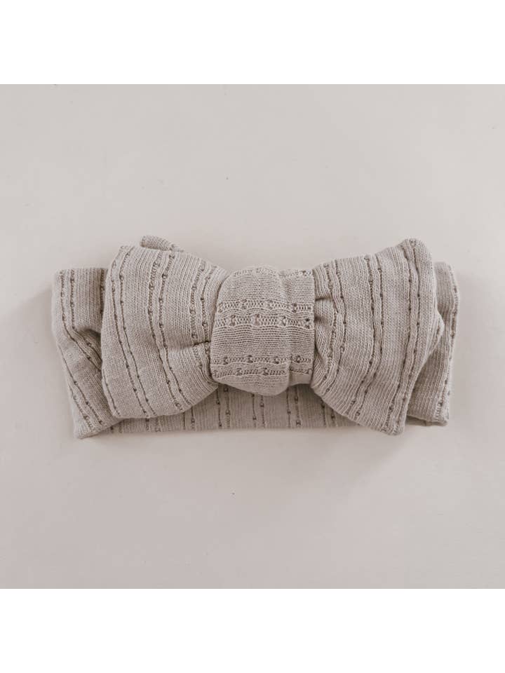 Pointelle bow
