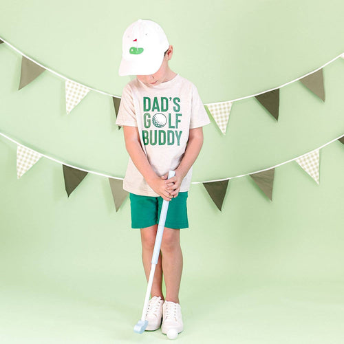 Golf Tee Front Flag Patch Baseball Hat - Kids Hair Accessory