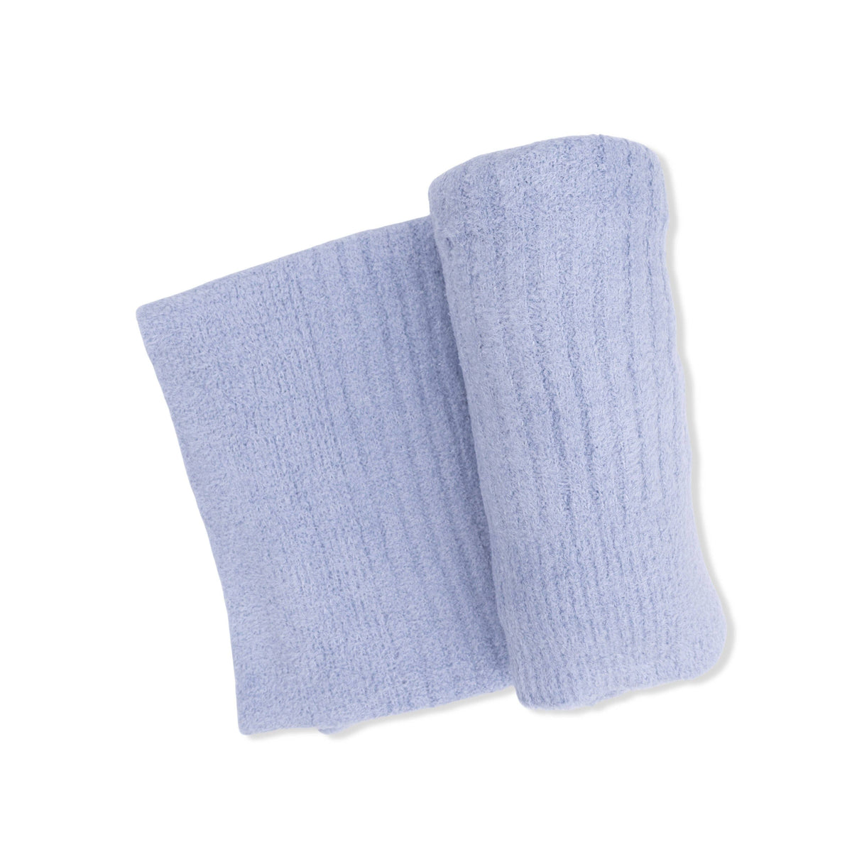 Chenille - Dusty Blue Blanket