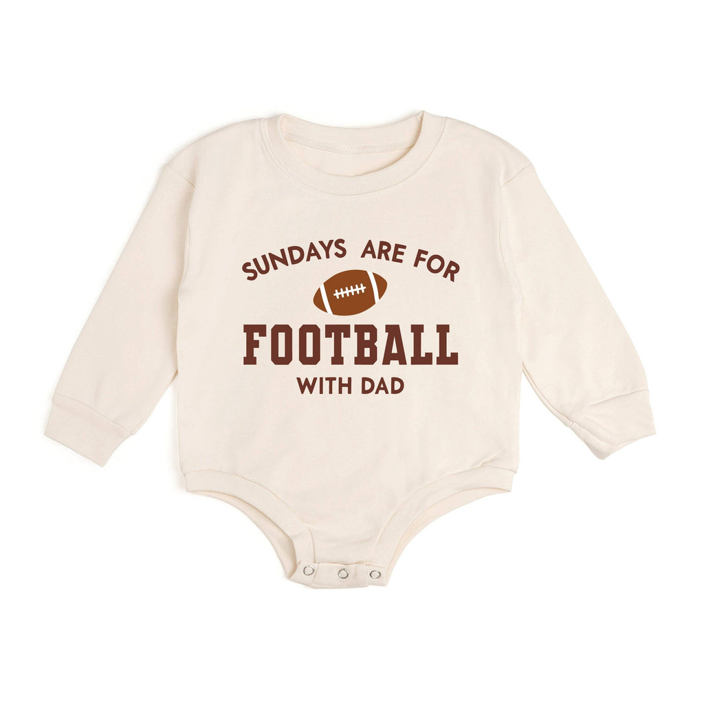 Sundays Are For Football Long Sleeve Romper - Boys Clothing