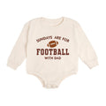 Sundays Are For Football Long Sleeve Romper - Boys Clothing