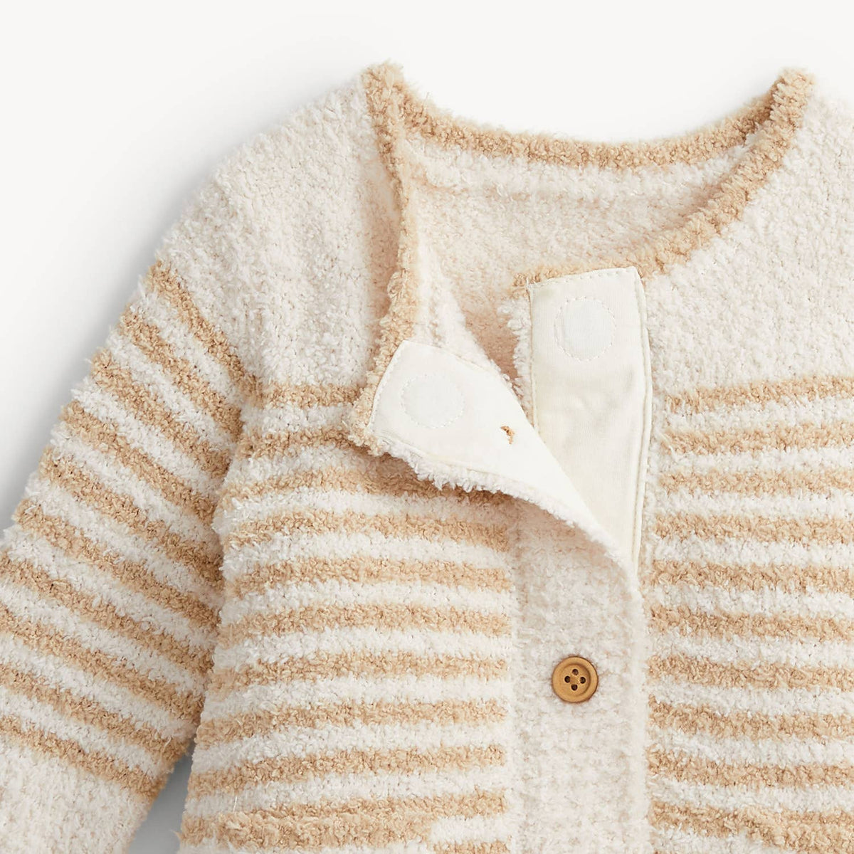 CHENILLE CREAM SWEATER ROMPER