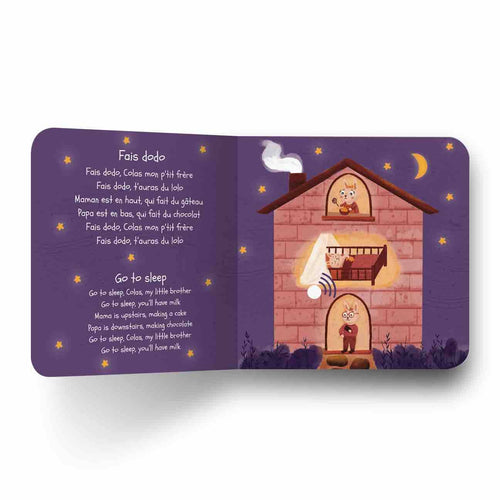 My first French book that sings lullabies