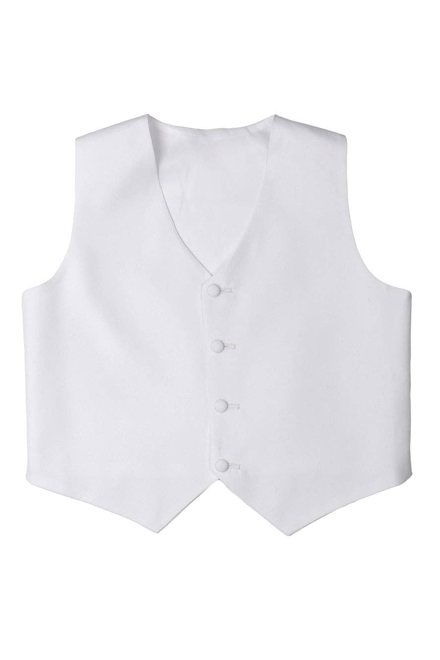"Mason" Kids White Suit (5-Piece Set)