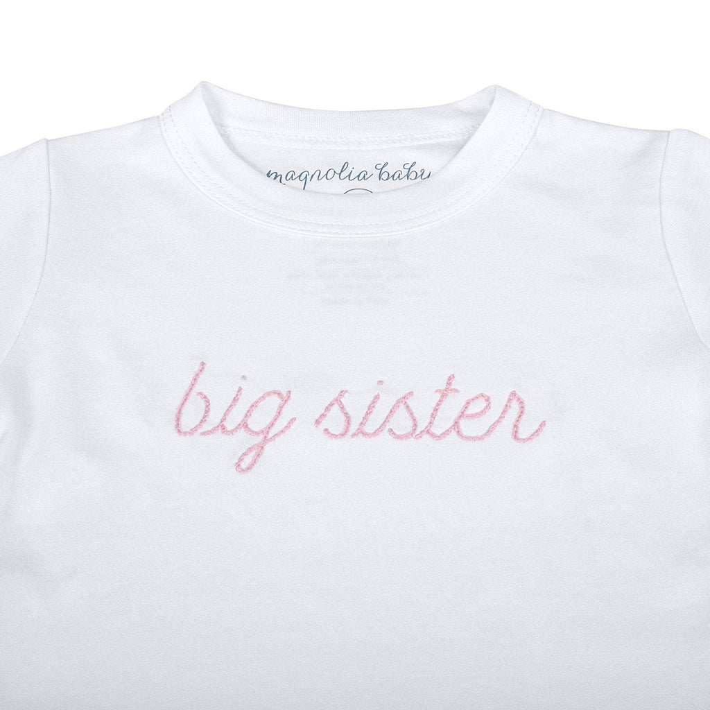 Big Sister Embroidered Long Pajamas