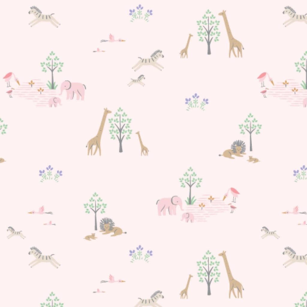 pink serene safari modal magnetic parent favorite footie