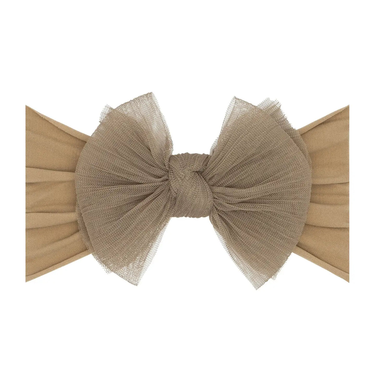 Tulle Fab : pleated Latte