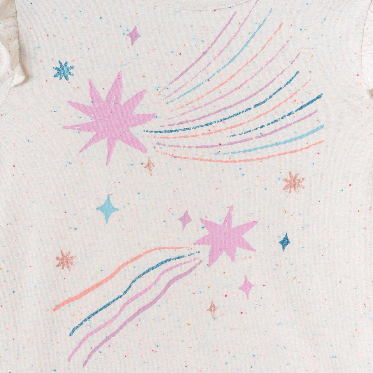 Speckled beige tee
